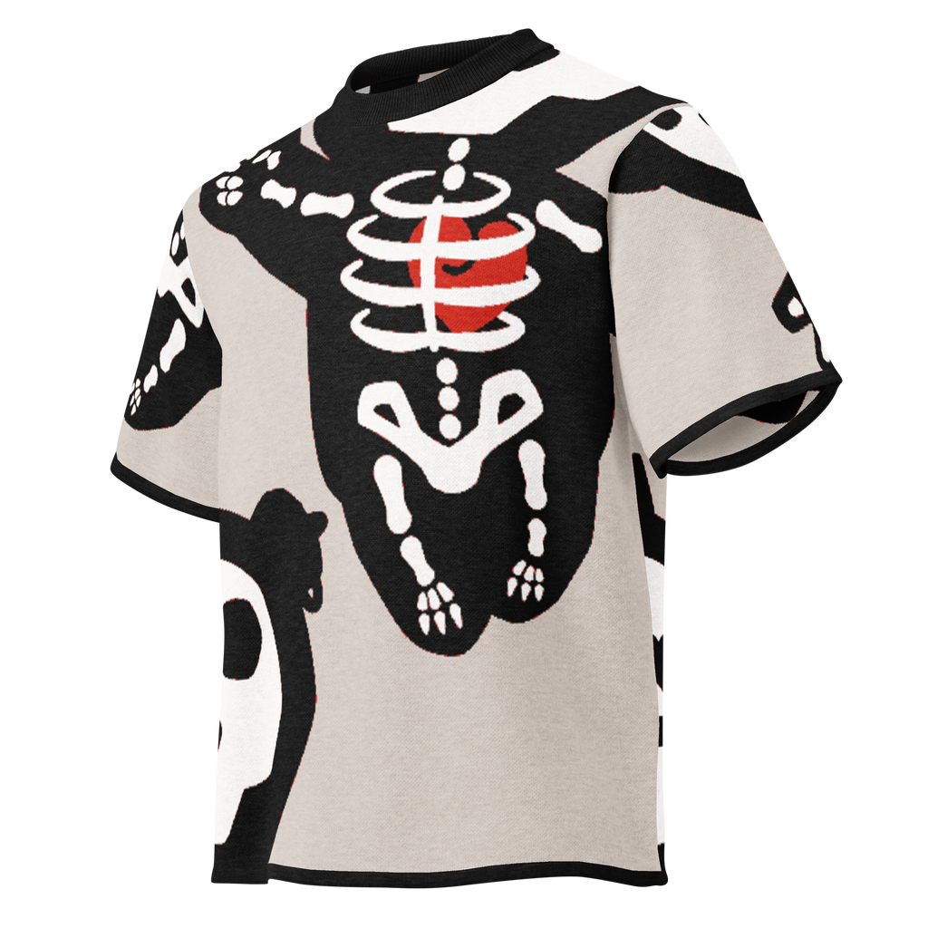 GochuSkelli All Heart Knit Ringer Tee